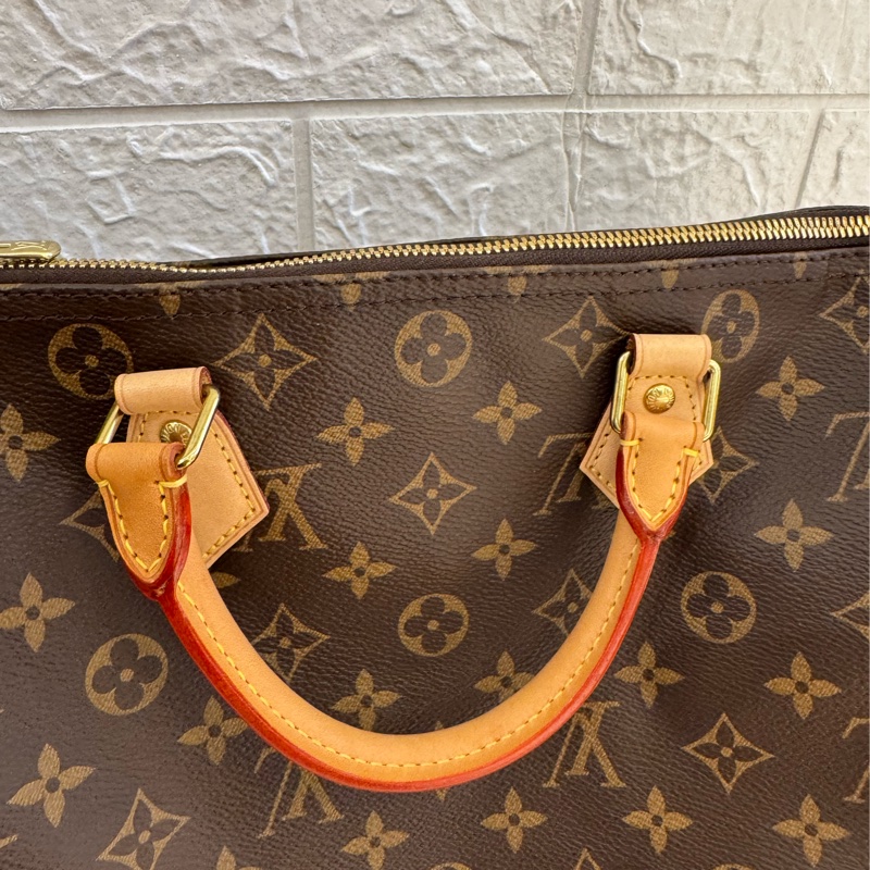 LV花紋speedy30背帶款-20