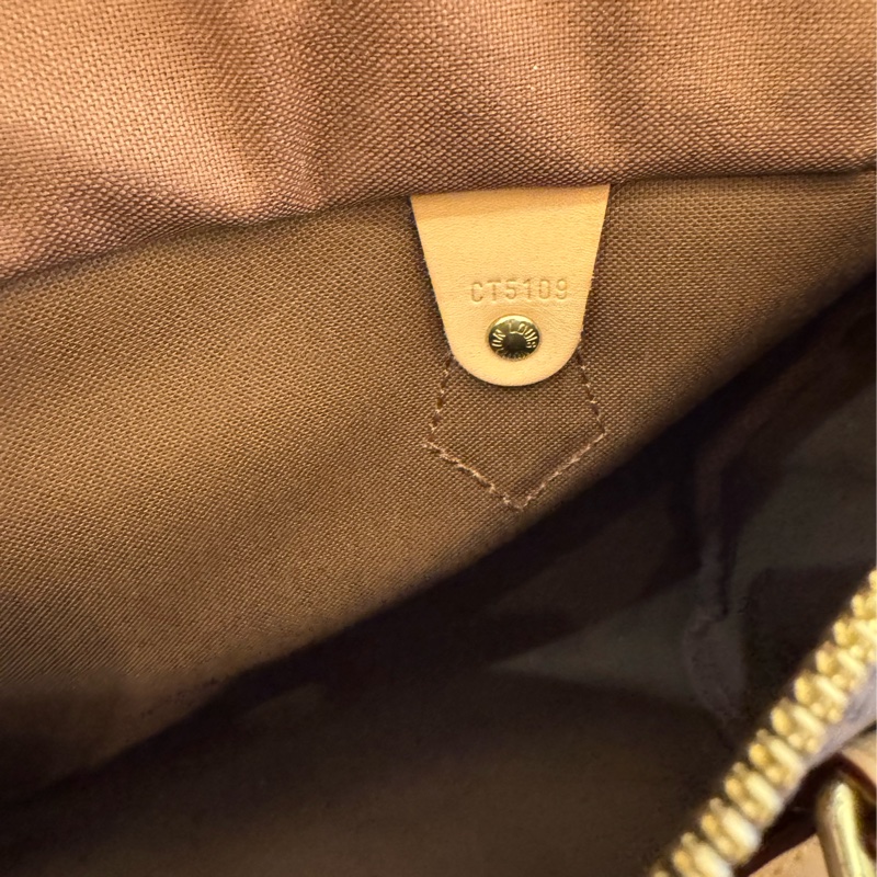 LV花紋speedy30背帶款-34