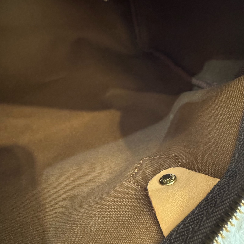 LV花紋speedy30背帶款-43