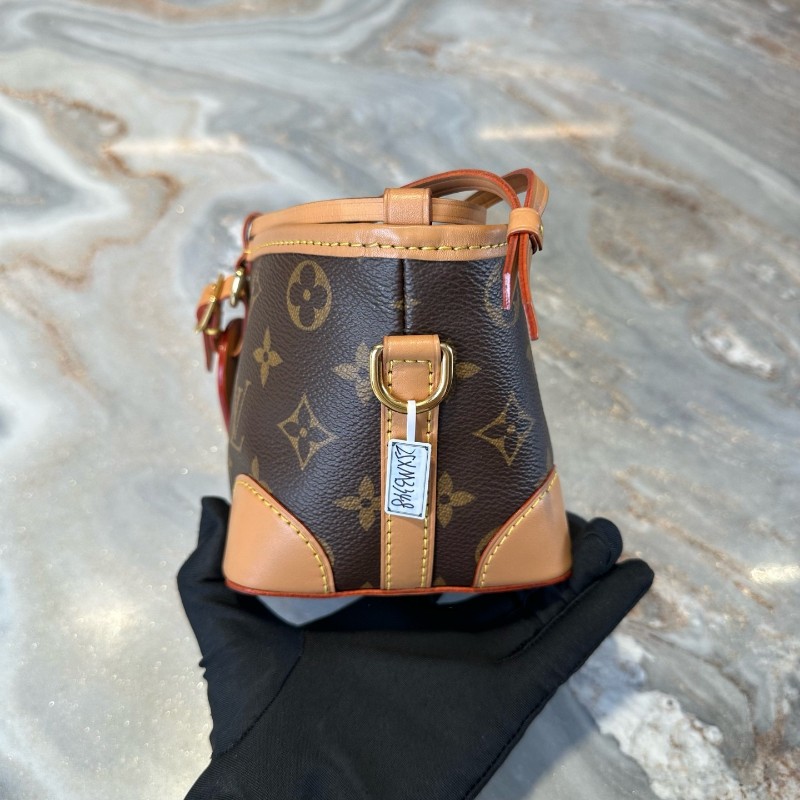 LV/路易威登 Noe purse秀款mini老花水桶包 燒麥包 斜背包肩背包-6