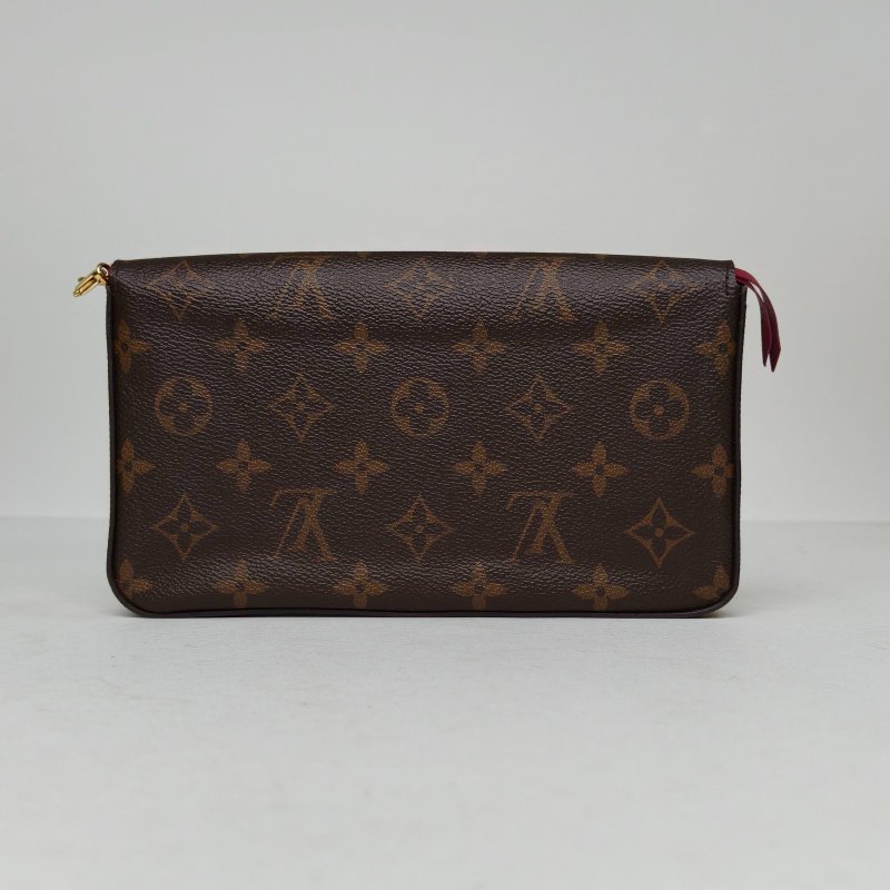 LOUIS VUITTON POCHETTEFELICIE三合一鏈條包老花PVC2020肩背包-2