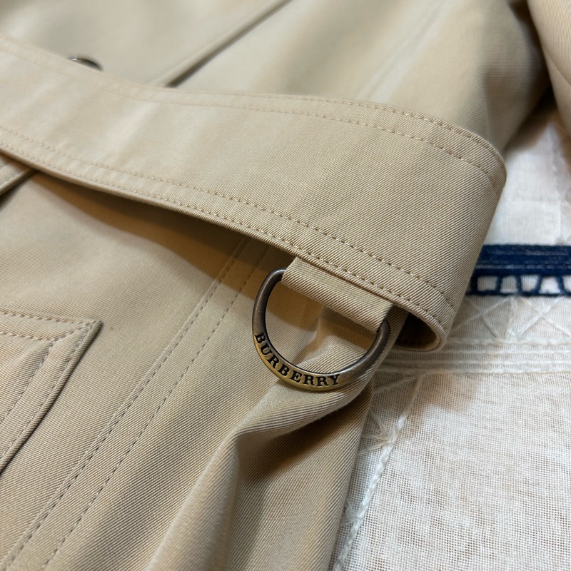 BURBERRY日系倫敦蜜色兩件式風衣38-6