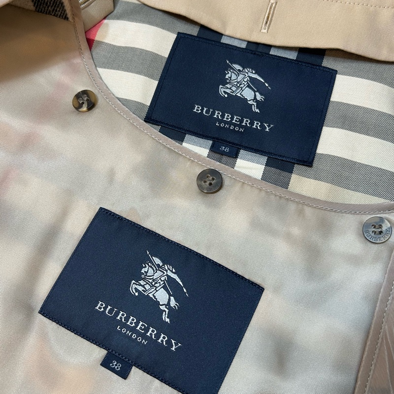 BURBERRY日系倫敦蜜色兩件式風衣38-11