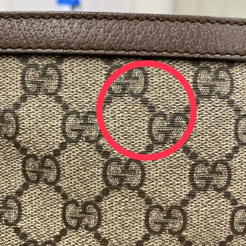 GUCCI 古馳 631685 GG CANVAS TOTE BAG 帆布老花托特包 棕色 金釦-17