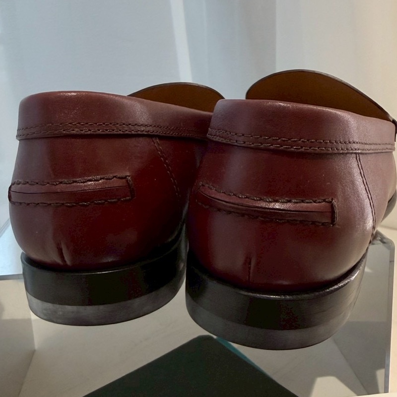 HERMES 酒紅色樂福鞋 37號-10