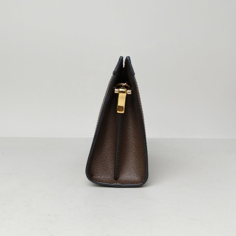 GUCCI Ophidia夾子包小號26老花PVC金扣肩背包-1