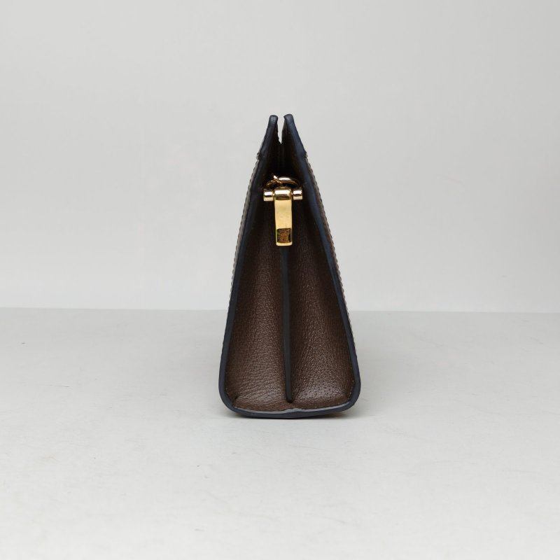 GUCCI Ophidia夾子包小號26老花PVC金扣肩背包-3