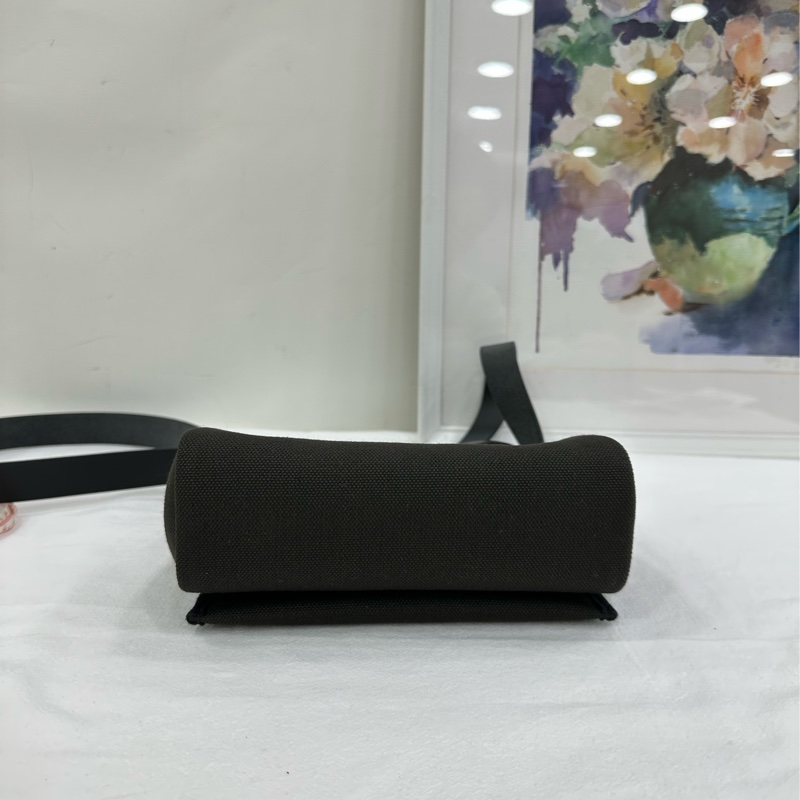 HERMES愛馬仕miniherbag 暗青銅色拼黑色 銀扣 W 刻 有購證-7