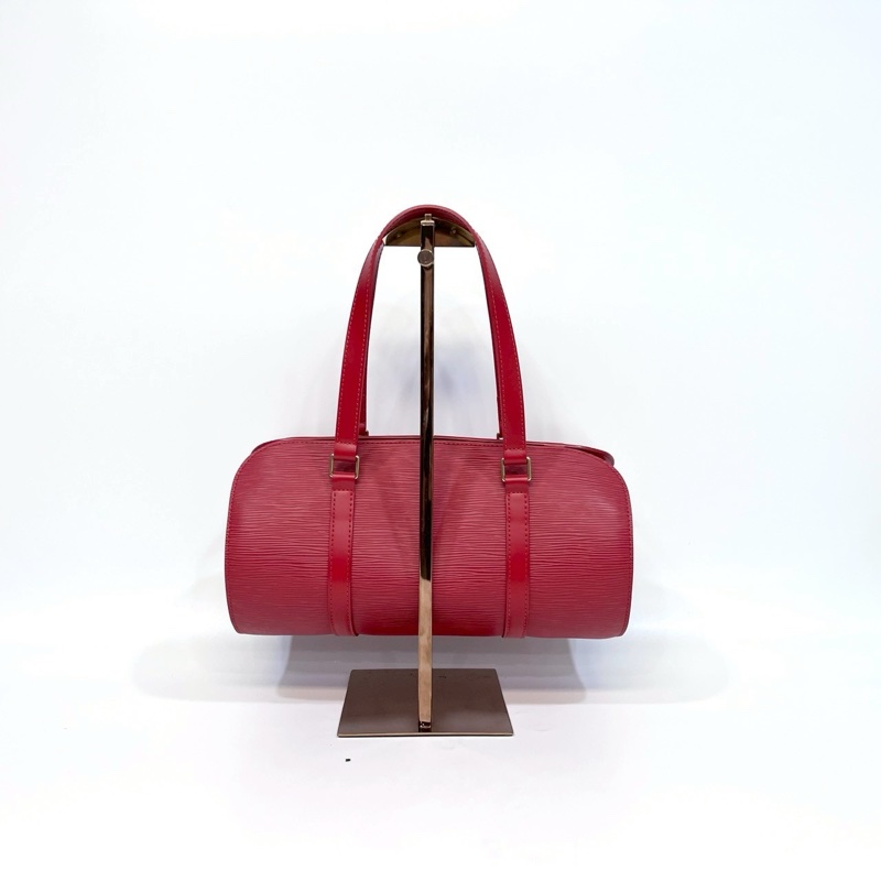 lv紅色epi子母圓筒包-3