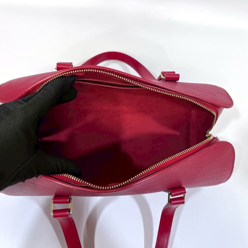 lv紅色epi子母圓筒包-4