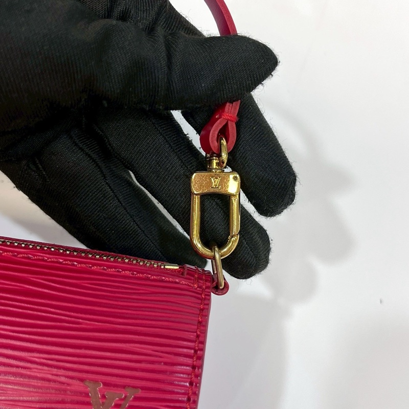 lv紅色epi子母圓筒包-13