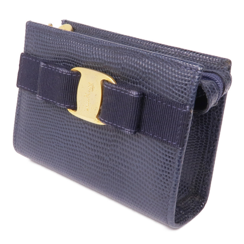 Salvatore Ferragamo 牛皮皮革Coin Purse金扣零錢包-2