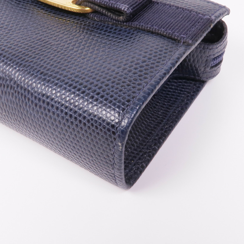 Salvatore Ferragamo 牛皮皮革Coin Purse金扣零錢包-4