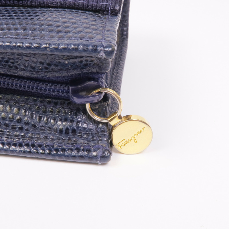 Salvatore Ferragamo 牛皮皮革Coin Purse金扣零錢包-9