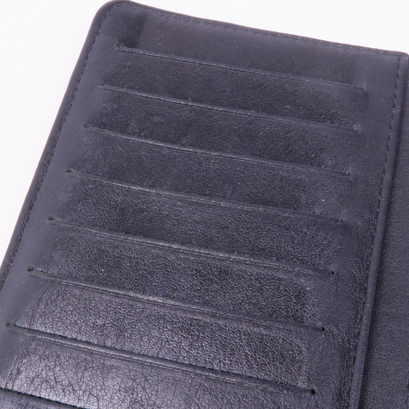 CHANEL 牛皮皮革Long Wallet銀扣長錢包-14