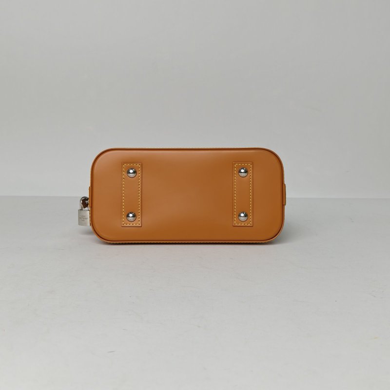 LOUIS VUITTON ALMA貝殼包BB23.5金棕色EPI水波紋牛皮2020可拆卸寬肩帶肩背包-4
