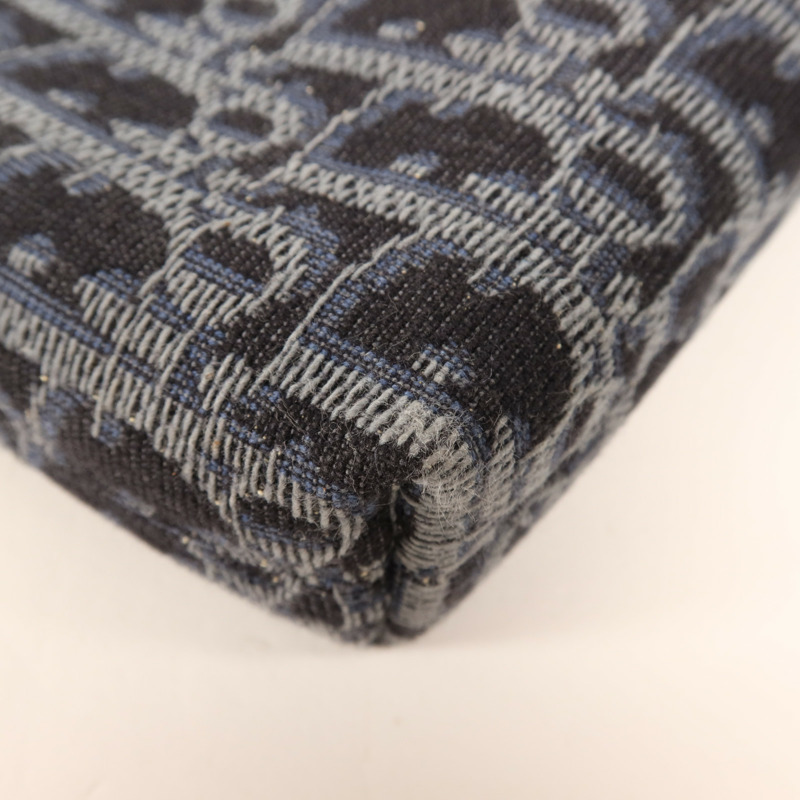 Dior 帆布Clutch Bag銀扣手拿包-11