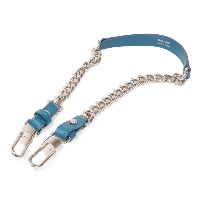 Delvaux 牛皮皮革/金屬Shoulder Strap肩帶-0