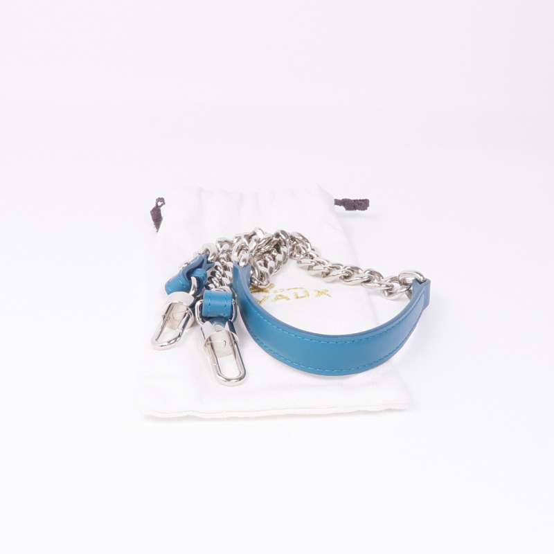 Delvaux 牛皮皮革/金屬Shoulder Strap肩帶-7