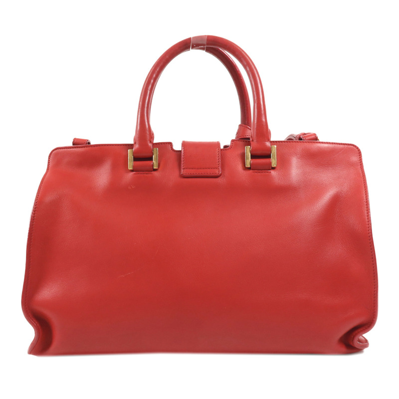 SAINT LAURENT 牛皮皮革Y Line金扣手挽肩背兩用袋-1