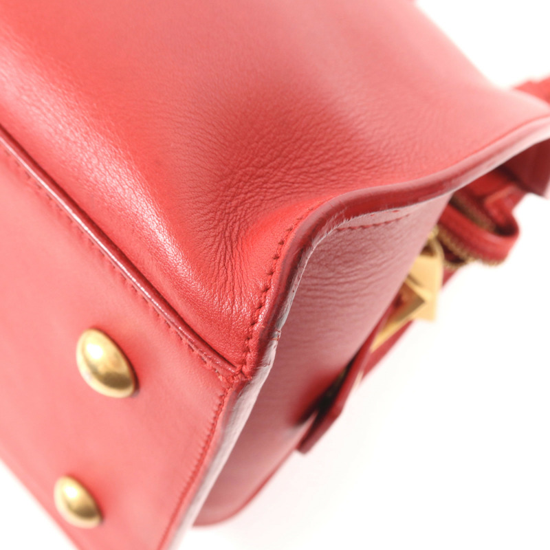 SAINT LAURENT 牛皮皮革Y Line金扣手挽肩背兩用袋-9