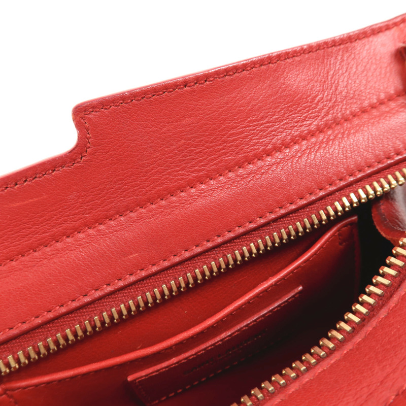 SAINT LAURENT 牛皮皮革Y Line金扣手挽肩背兩用袋-17