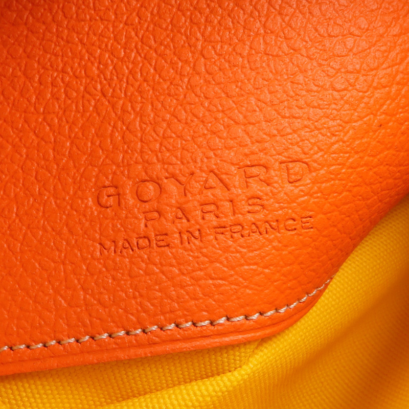 GOYARD 塗層帆布Senat PM Pouch銀扣手拿包-10