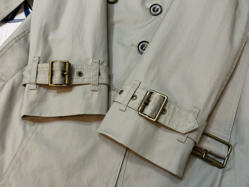 BURBERRY英國BRIT石色兩件式連帽風衣UK10-4