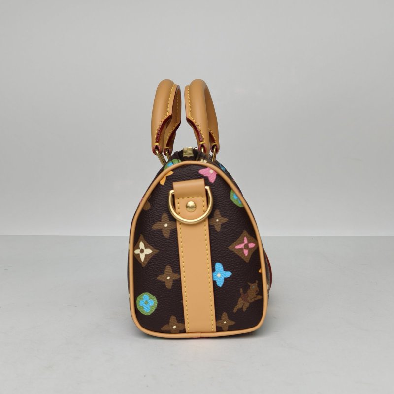 LOUIS VUITTON KEEPALL25老花PVC晶片Tyler聯名肩背包-1