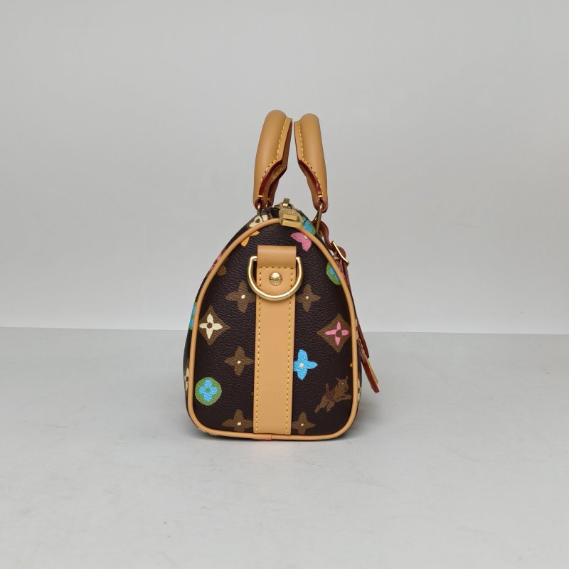 LOUIS VUITTON KEEPALL25老花PVC晶片Tyler聯名肩背包-3