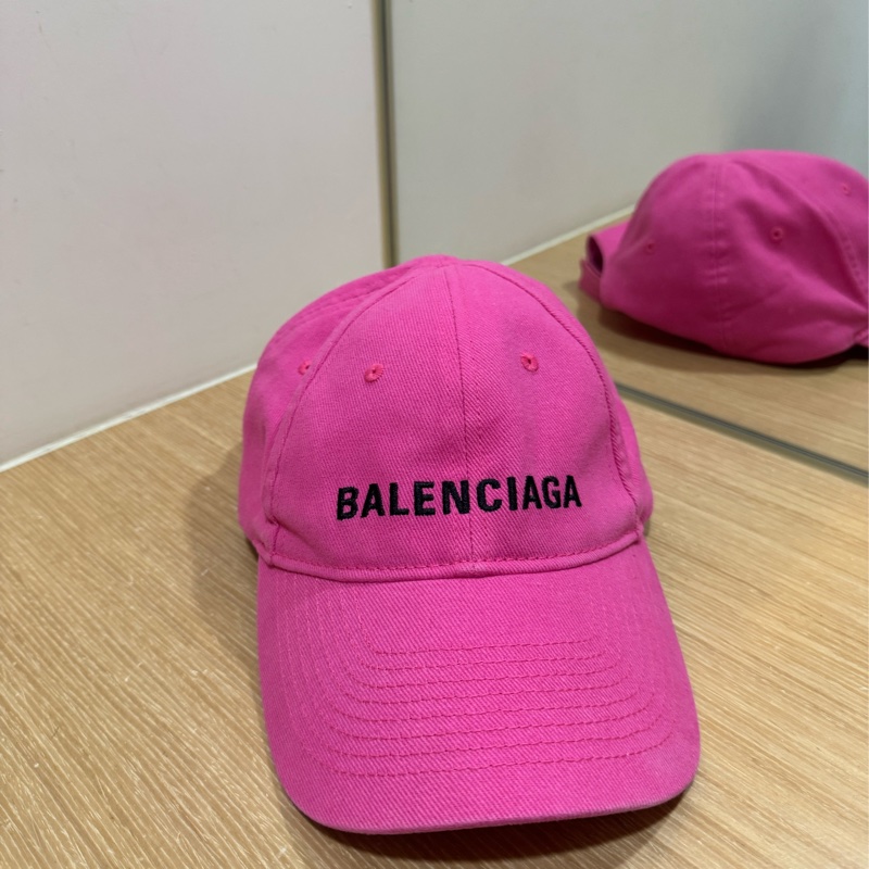 Balenciaga 巴黎世家粉色帽子-1