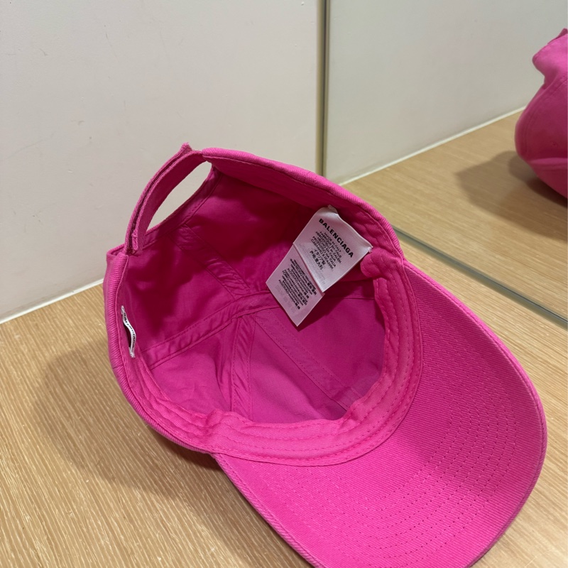 Balenciaga 巴黎世家粉色帽子-2