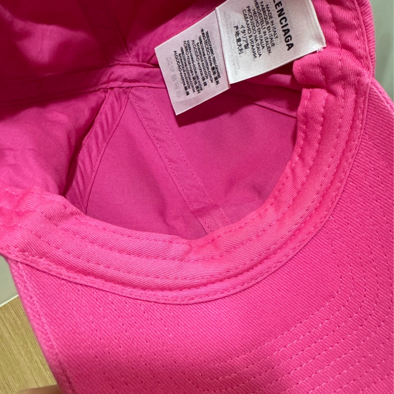 Balenciaga 巴黎世家粉色帽子-3