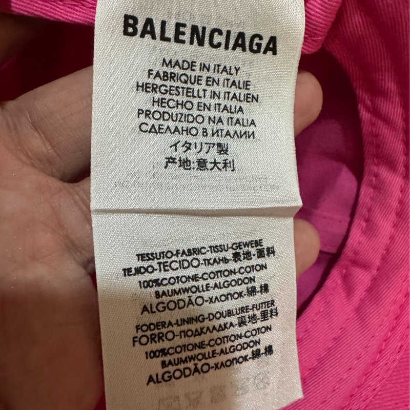 Balenciaga 巴黎世家粉色帽子-4