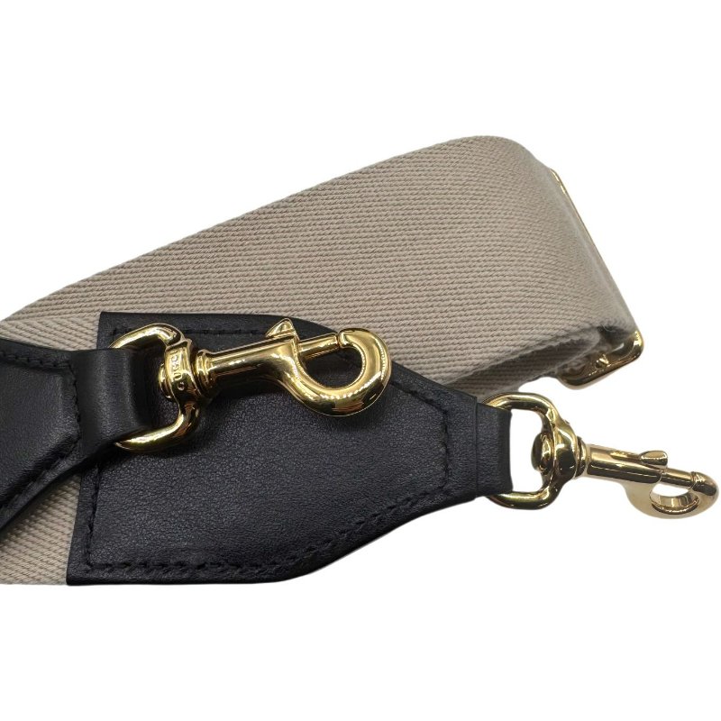 GUCCI古馳 Logo壓印大容量雙肩帶拉鍊絎縫 皮革 斜挎包手提包  黑色-14