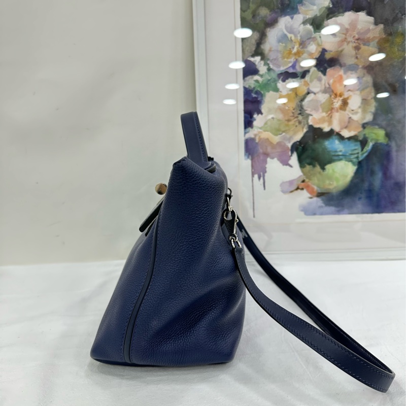 Hermes 愛馬仕 2424-29 寶石藍拼午夜藍 U刻 有購證-4