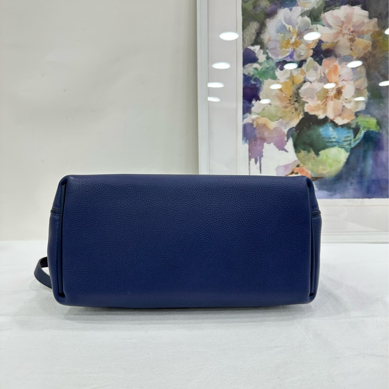 Hermes 愛馬仕 2424-29 寶石藍拼午夜藍 U刻 有購證-5