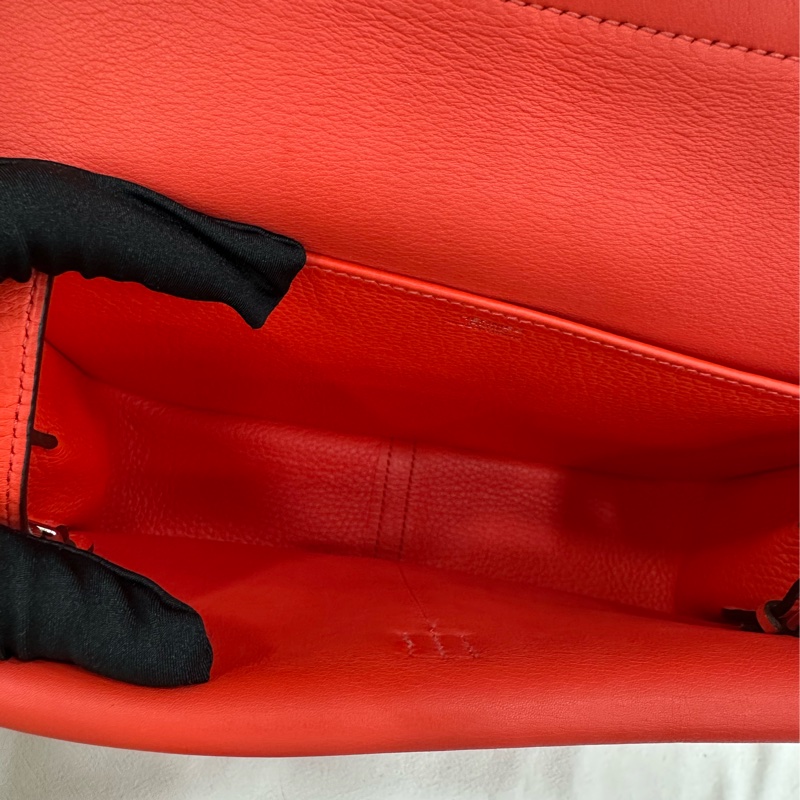 Hermes 愛馬仕 98 新 Halzan25 紅色 銀扣 Y刻 妥妥性價比之王彩色絕絕子-6
