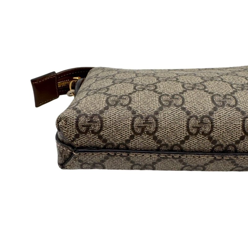 GUCCI古馳 雙G系列 雙G徽標可拆卸肩帶 帆布拼皮革飾邊 單肩斜挎包 男款-7