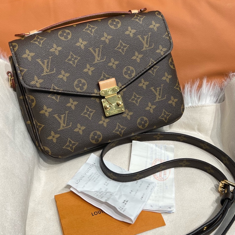 98新LV 老花郵差包 SR2270 2020年編碼 20年發票-15