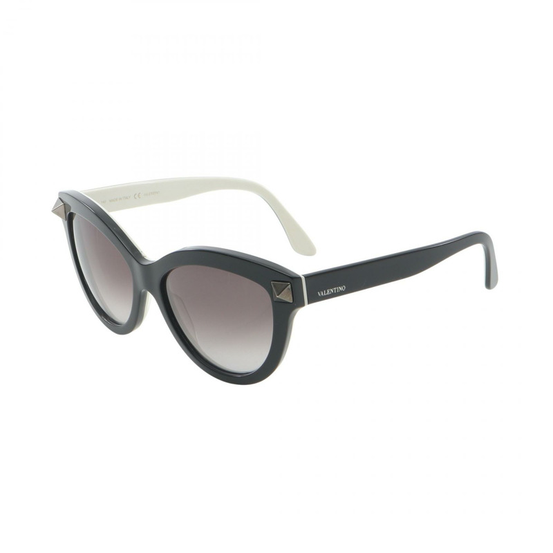 Valentino 黑色塑膠太陽眼鏡，二手女款-1
