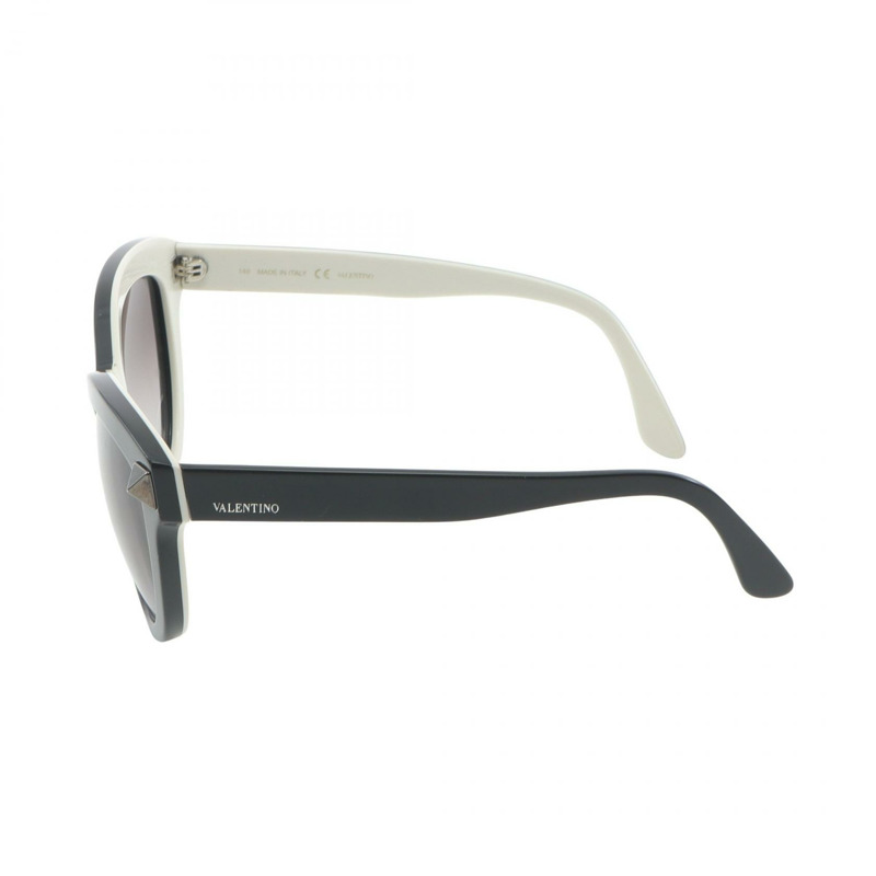 Valentino 黑色塑膠太陽眼鏡，二手女款-2