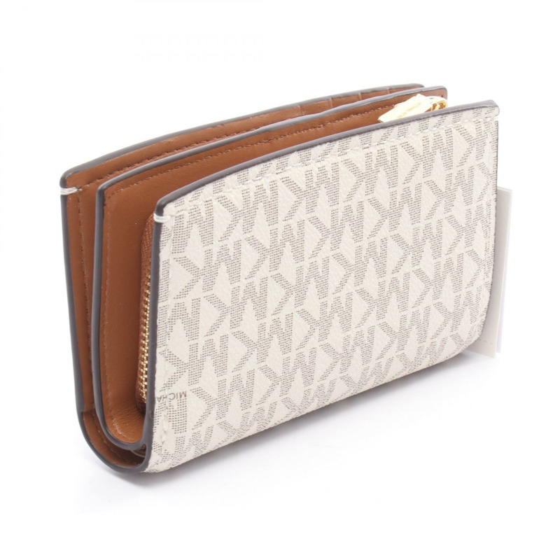 Michael Kors BRYANT Bryant 雙折皮夾 32S5GYTZ2B149 PVC 白色灰色 全新 女士-1