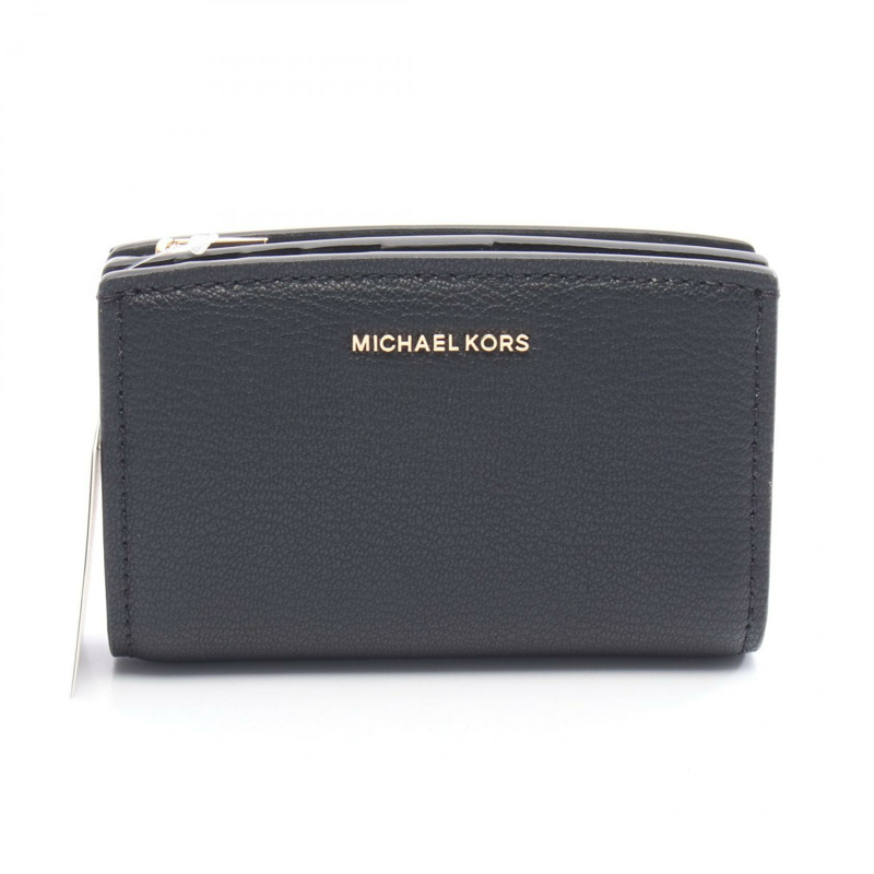 Michael Kors BRYANT Bryant 雙折皮夾 32S5GYTZ2L1 皮革 黑色 全新 女士-0