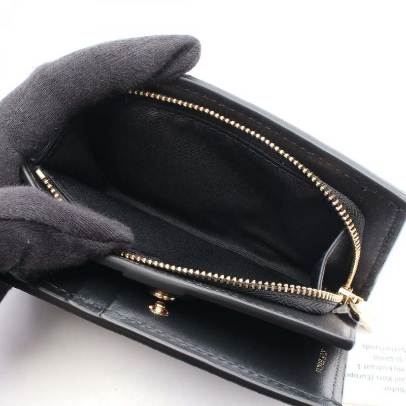 Michael Kors BRYANT Bryant 雙折皮夾 32S5GYTZ2L1 皮革 黑色 全新 女士-4