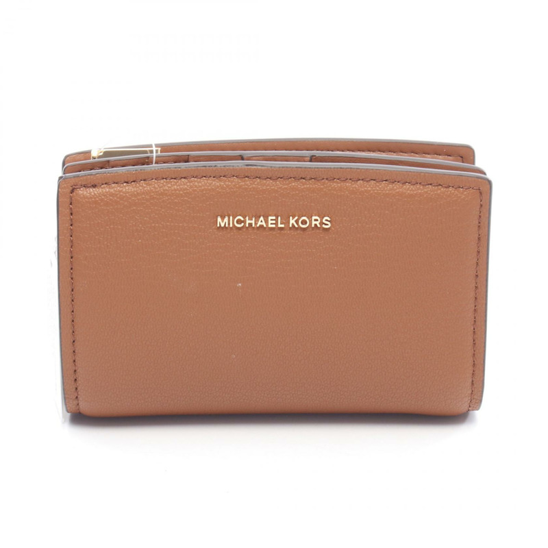 Michael Kors BRYANT Bryant 雙折皮夾 32S5GYTZ2L230 皮革 棕色 全新 女士-0