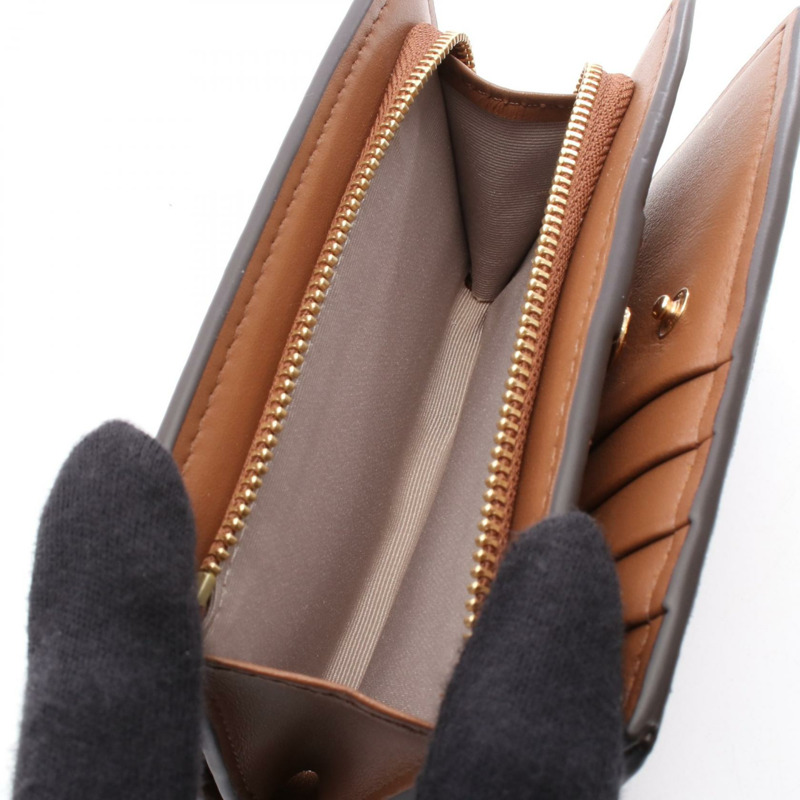 Michael Kors BRYANT Bryant 雙折皮夾 32S5GYTZ2L230 皮革 棕色 全新 女士-5