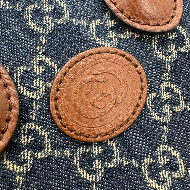GUCCI 迷尼包 托特包 牛仔包 牛仔側背包 小包-2