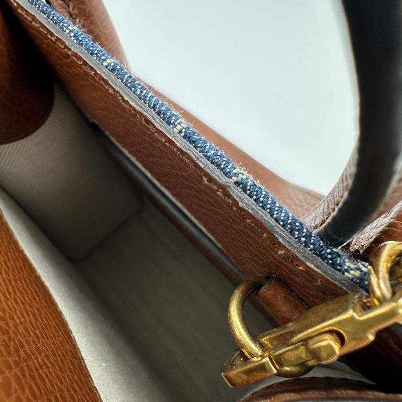 GUCCI 迷尼包 托特包 牛仔包 牛仔側背包 小包-3