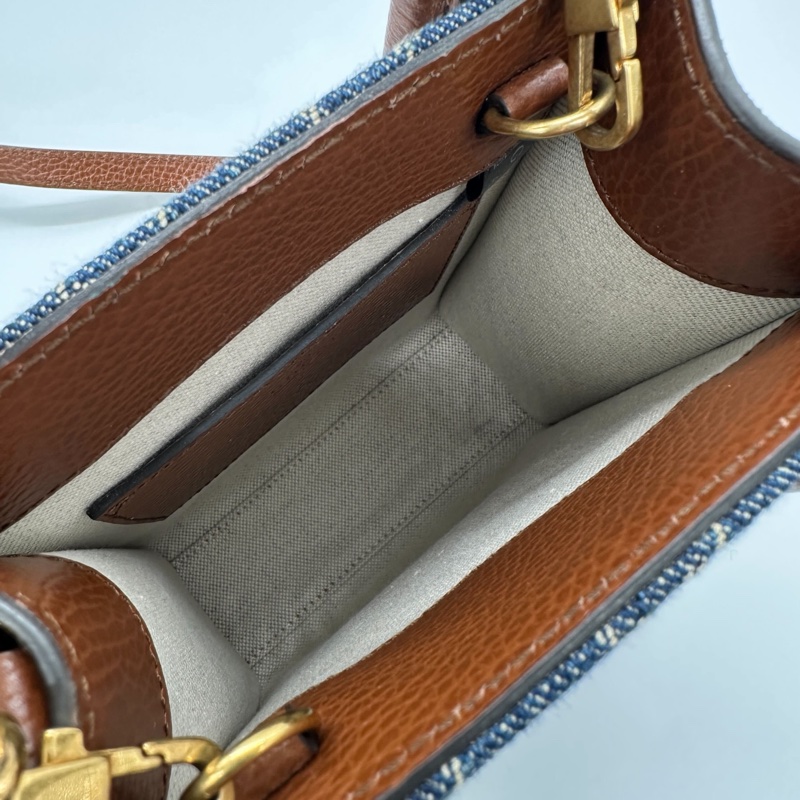 GUCCI 迷尼包 托特包 牛仔包 牛仔側背包 小包-4